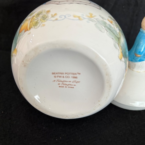 Beatrix Potter 1996, Vintage Teleflora Gift, candy/ cookies jar - Picture 10 of 10